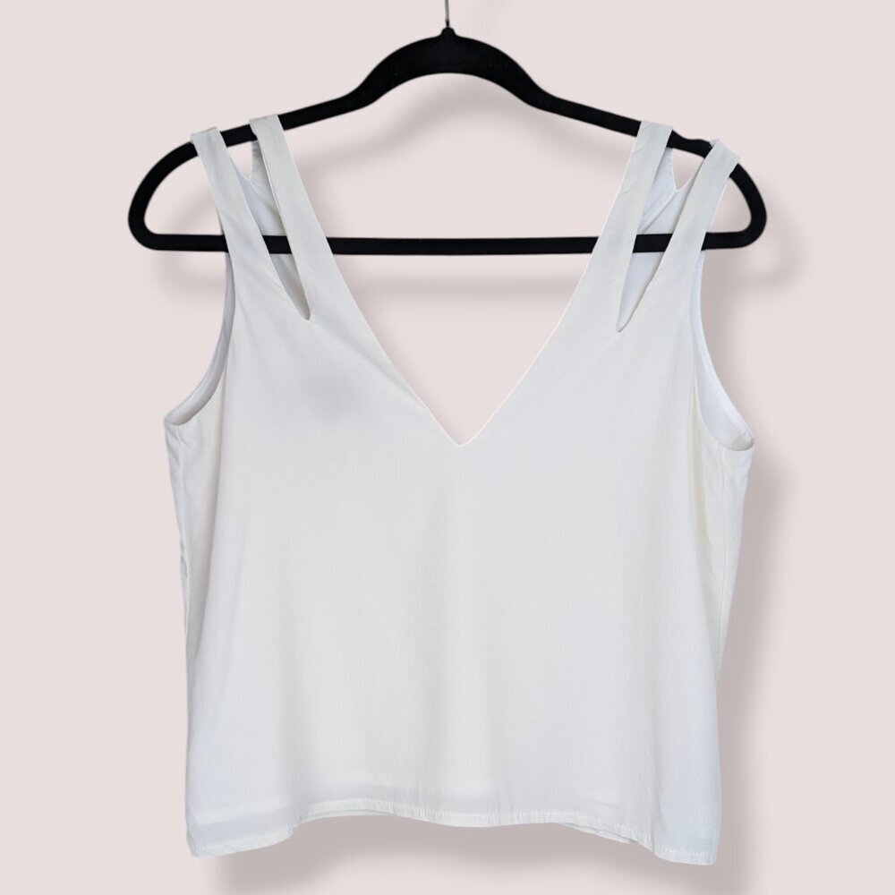 🍁 Erin Kleinberg 100% Silk Camisole-Style Top - Picture 5 of 7